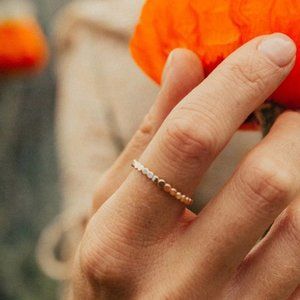 Non-tarnish Gold Ring gold stacking ring waterproof jewelry everyday jewelry